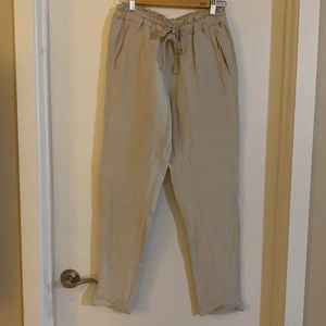 Oysho Linen Pants Size M